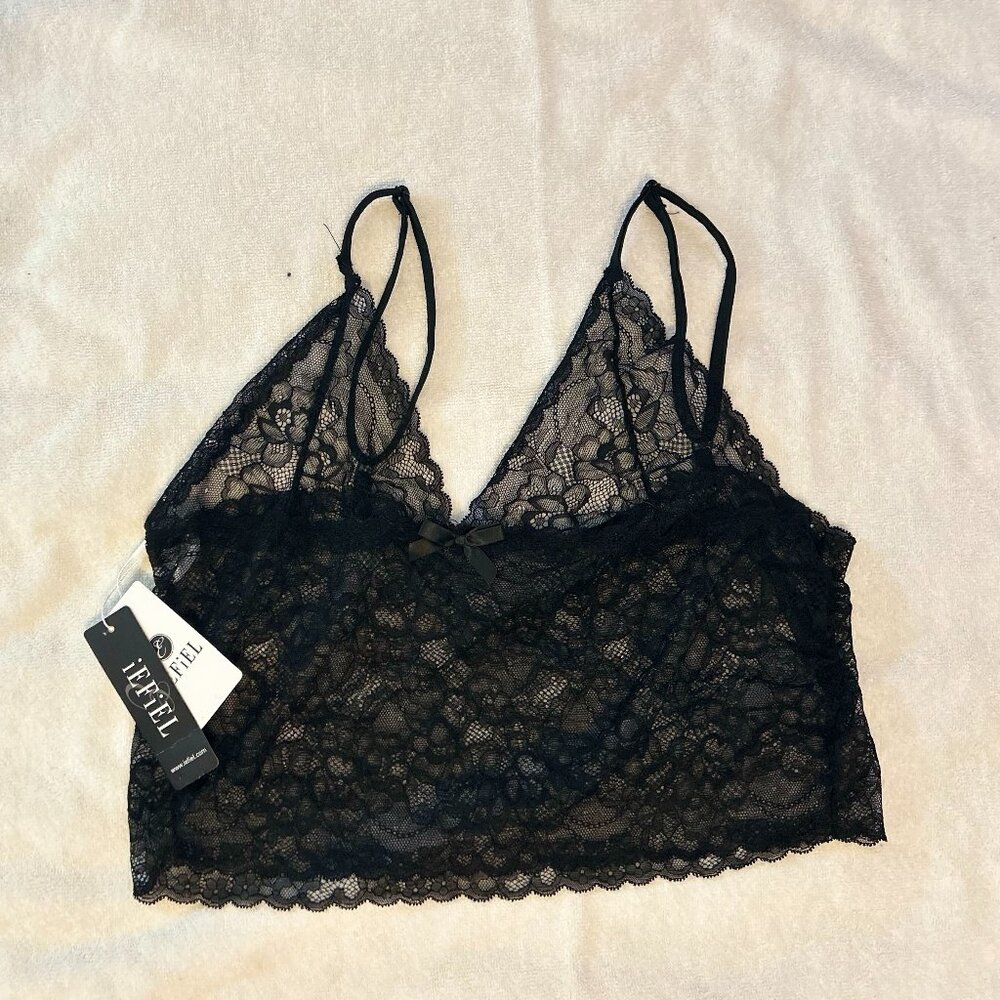 iEfiEL Ladies Lace Camisol Lingerie Top size Large
